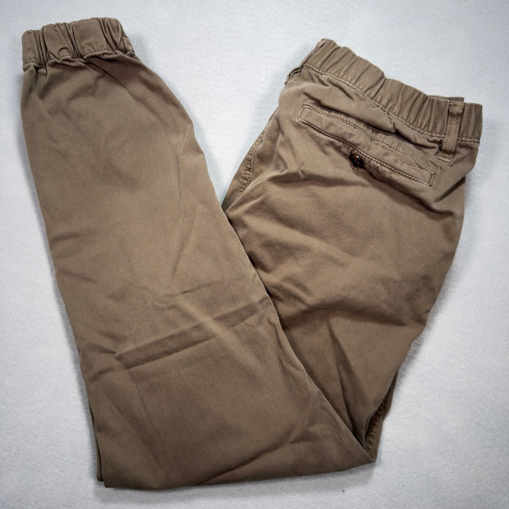 Bearbottom Joggers Mens L Large (32" X 28 1/4") Khaki Brown Stretch Tapered Tan
